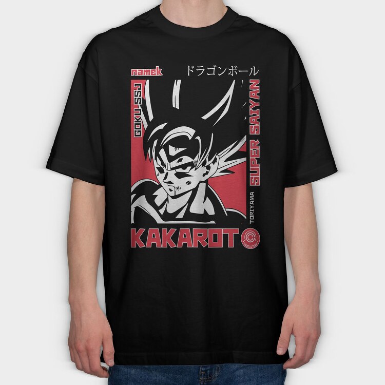 Namek Super Saiyan, Tricou Oversize Barbati (Unisex)