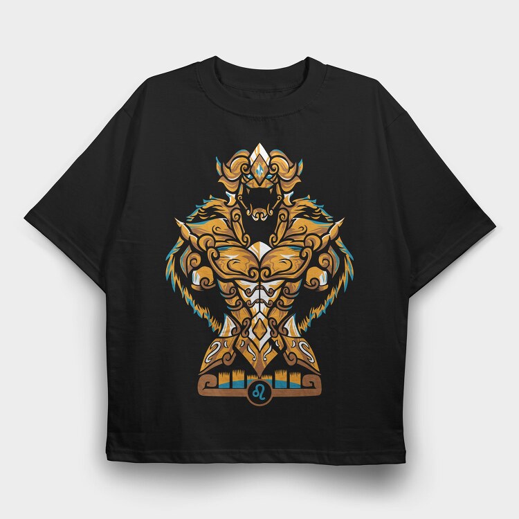 Leos Lion, Tricou Oversize Barbati (Unisex)
