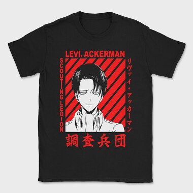 Levi Ackerman Scouting Legion, Tricou Barbati (Unisex)