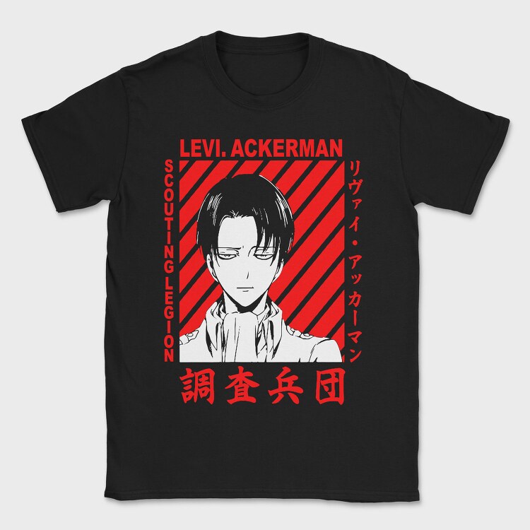 Levi Ackerman Scouting Legion, Tricou Barbati (Unisex)