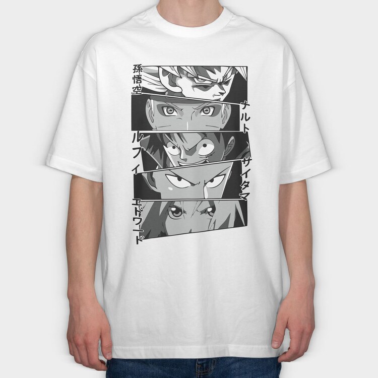 Naruto Edo, Tricou Oversize Barbati (Unisex)