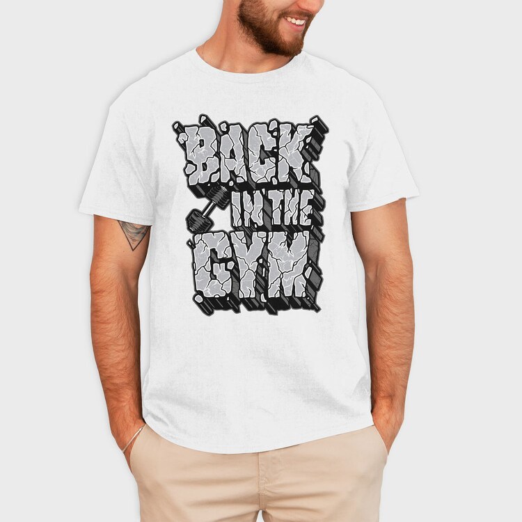 Black Gym Grind, Tricou Barbati (Unisex)