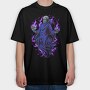 Ghostly Flames, Tricou Oversize Barbati (Unisex)