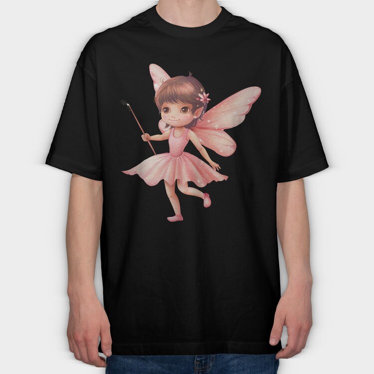 Fairy Fantasy Glow, Tricou Oversize Barbati (Unisex)
