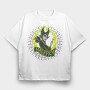 Maleficent Flame, Tricou Oversize Barbati (Unisex)