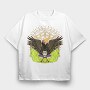 Maleficents Flame, Tricou Oversize Barbati (Unisex)