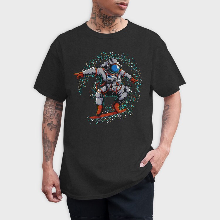 Space Skater 2, Tricou Barbati (Unisex)