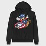 Mario Captain Shield, Hanorac Oversize Barbati (Unisex)