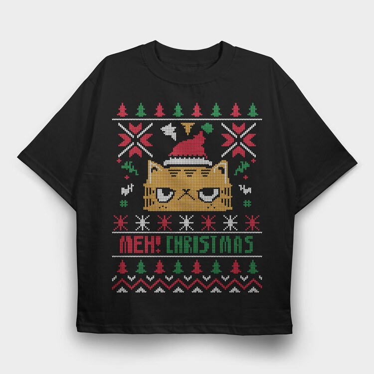 Meh Sweater, Tricou Oversize Barbati (Unisex)