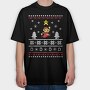 Mario Star Jump, Tricou Oversize Barbati (Unisex)