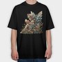 Fairy Reading Garden, Tricou Oversize Barbati (Unisex)