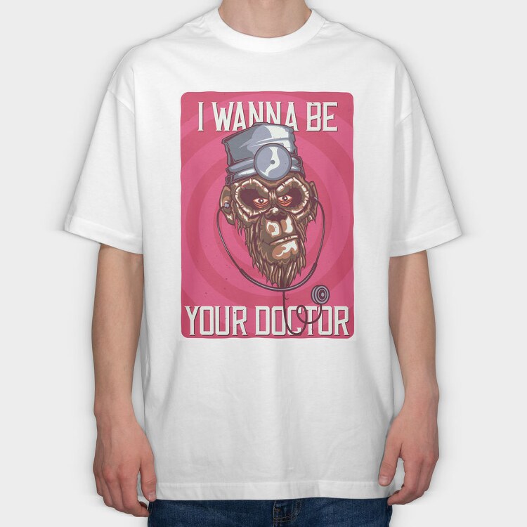 Doctors Bebe, Tricou Oversize Barbati (Unisex)