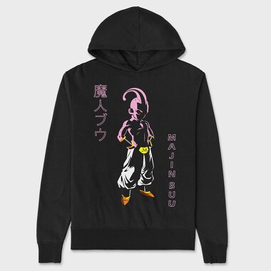 Pink Demon Majin Buu, Hanorac Oversize Barbati (Unisex)