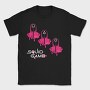 Pink Hooded Figure, Tricou Barbati (Unisex)