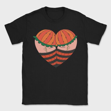Pumpkin Patch Heart, Tricou Barbati (Unisex)