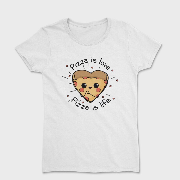 Pizza Love Slice, Tricou Femei