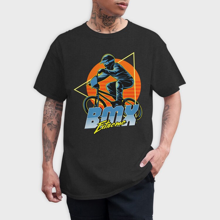 Bmx Extreme, Tricou Barbati (Unisex)