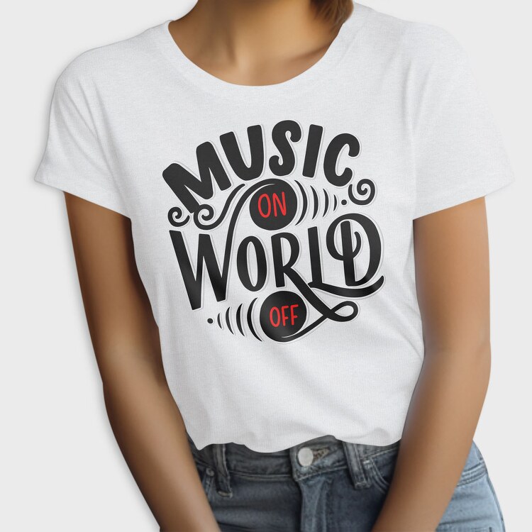 Music Onoff Vibes, Tricou Femei