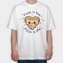 Pizza Love Slice, Tricou Oversize Barbati (Unisex)