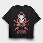 Red Rope Knot, Tricou Oversize Barbati (Unisex)