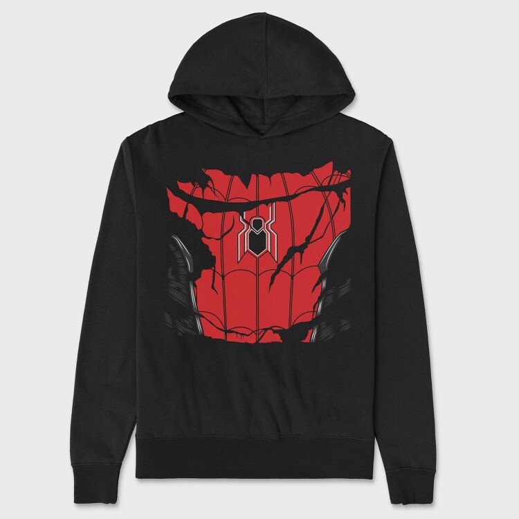 Red Rose Burst, Hanorac Oversize Barbati (Unisex)
