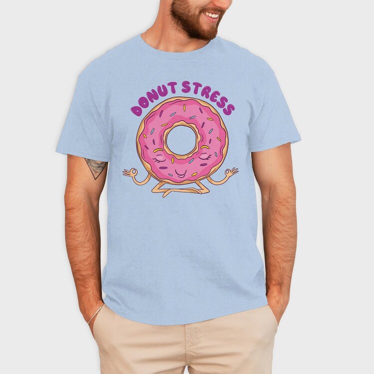 Donut Stress, Tricou Barbati (Unisex)