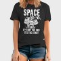 Space Skeleton Salute, Tricou Barbati (Unisex)