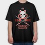 Red Rope Knot, Tricou Oversize Barbati (Unisex)