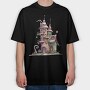 Fairy Tale House, Tricou Oversize Barbati (Unisex)