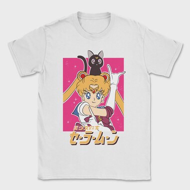 Sailor Moon Moonlight 4, Tricou Barbati (Unisex)