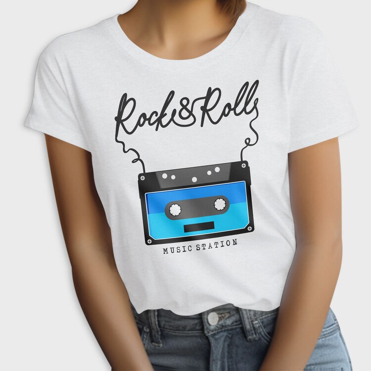 Rock And Roll Cassette, Tricou Femei