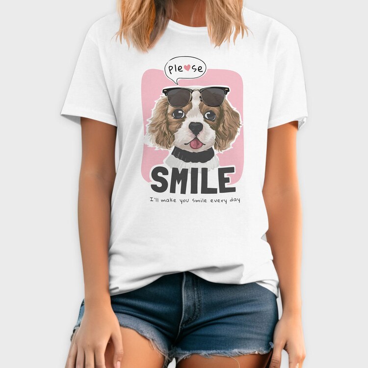 Doggy Smile, Tricou Barbati (Unisex)