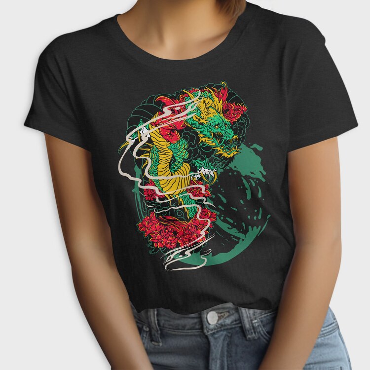 Neon Dragon Roar, Tricou Femei