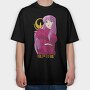 Sakura Moon Phoenix 1, Tricou Oversize Barbati (Unisex)