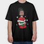 Tianas Red Dress, Tricou Oversize Barbati (Unisex)
