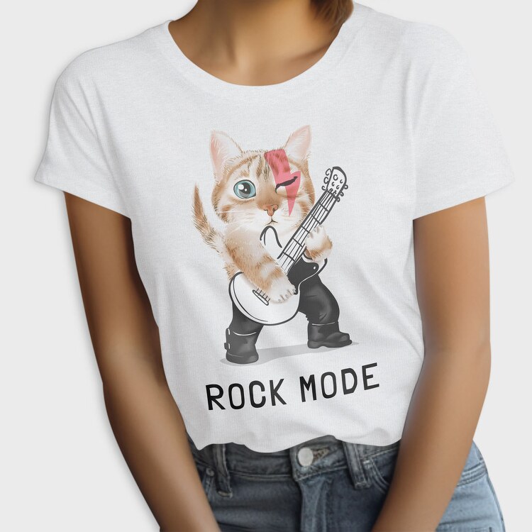 Rock Kitty Guitar, Tricou Femei