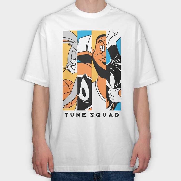 Tune Squad, Tricou Oversize Barbati (Unisex)