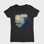 Starry Night Cat, Tricou Femei