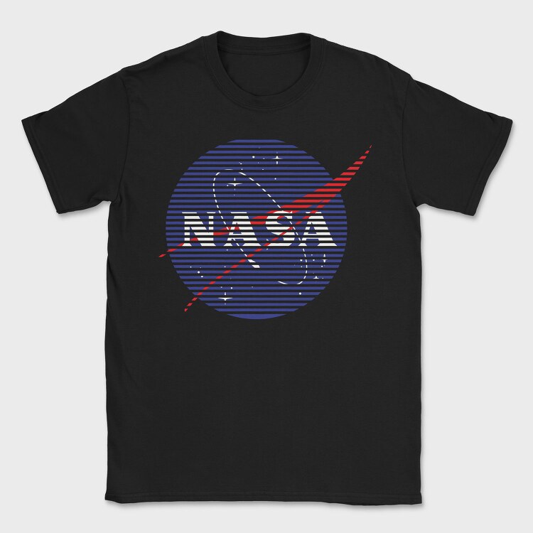 Nasa Stripes, Tricou Barbati (Unisex)