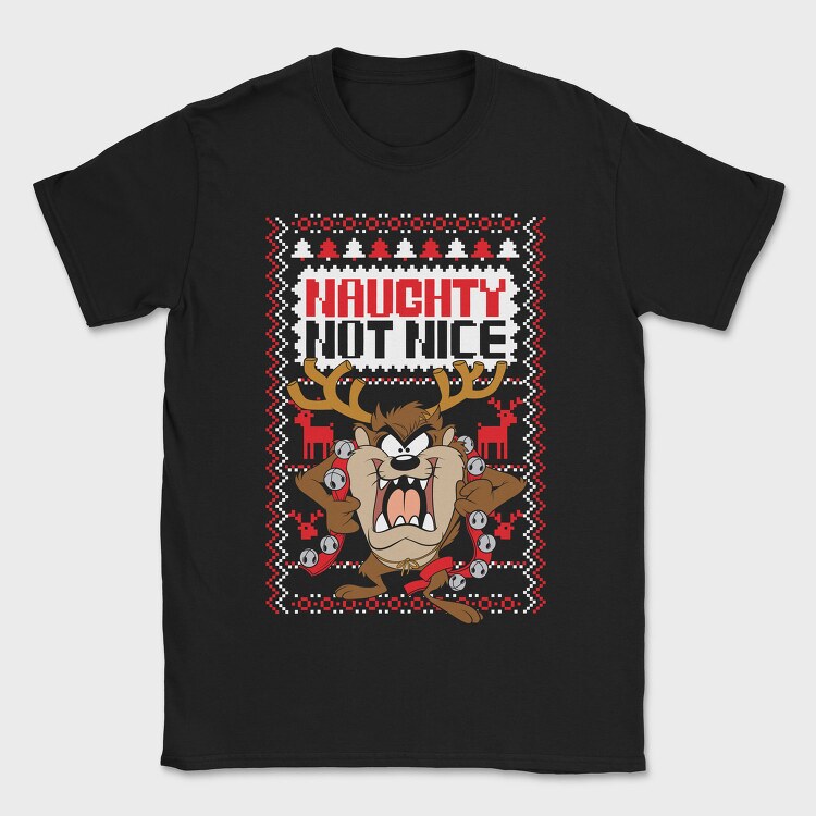 Naughty Reindeer Howl, Tricou Barbati (Unisex)