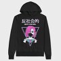 Neon Girl Triangle, Hanorac Oversize Barbati (Unisex)