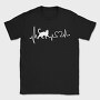 Neon Wolf Howl 14, Tricou Barbati (Unisex)