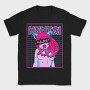 Neon Wolf Howl 17, Tricou Barbati (Unisex)