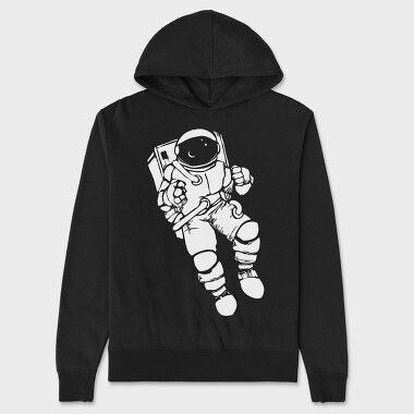 Neon Wolf Howl 18, Hanorac Oversize Barbati (Unisex)
