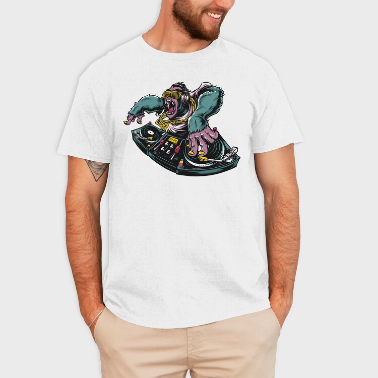 Rock Monkey Mix, Tricou Barbati (Unisex)