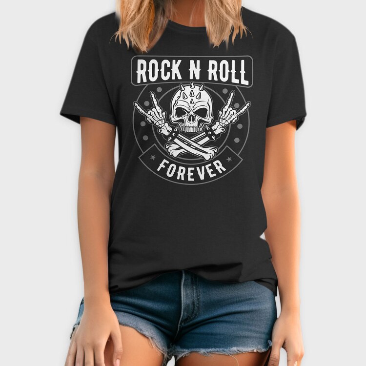 Rock N Roll Forever, Tricou Barbati (Unisex)