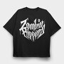 Neon Wolf Howl 19, Tricou Oversize Barbati (Unisex)