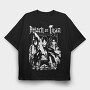 Neon Wolf Howl 20, Tricou Oversize Barbati (Unisex)