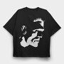 Neon Wolf Howl 30, Tricou Oversize Barbati (Unisex)