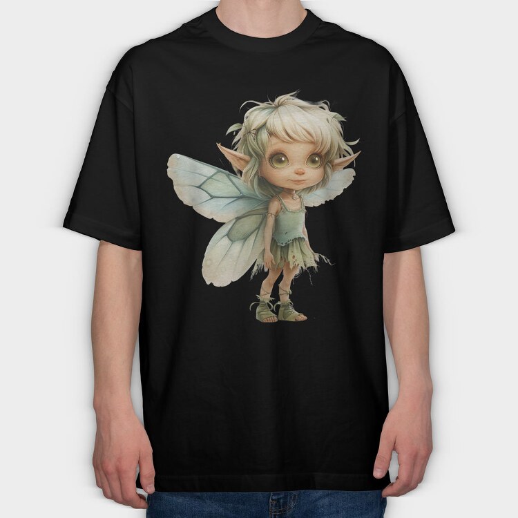 Fairy Garden Spirit, Tricou Oversize Barbati (Unisex)